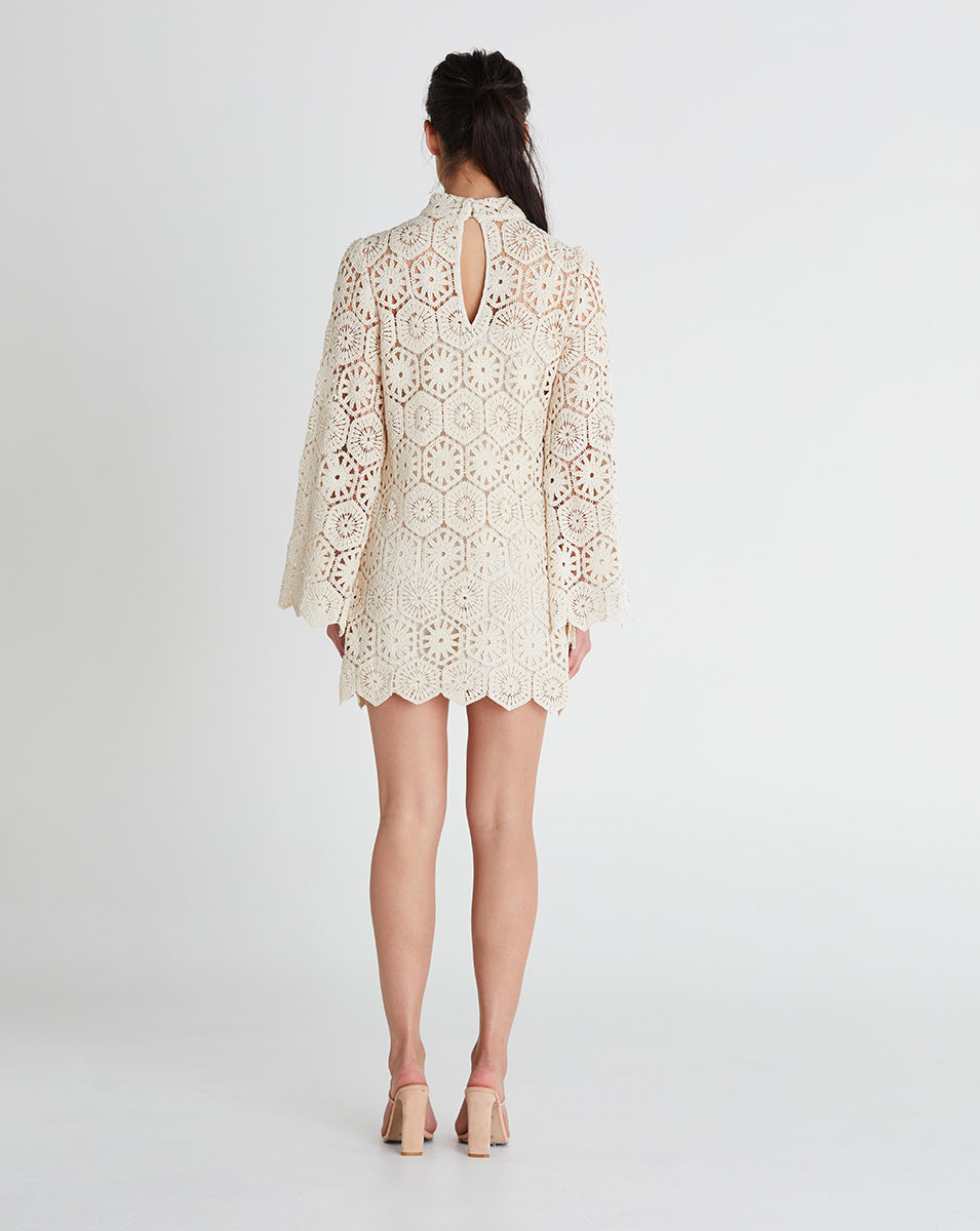 LUNA CROCHET MINI DRESS – We Are Kindred